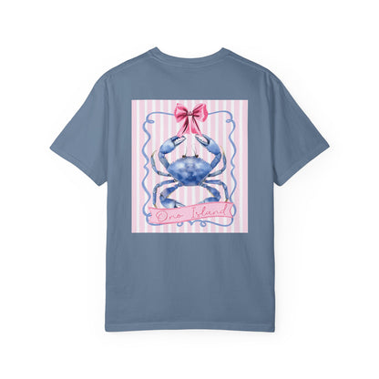 Adult Ono Island Preppy Crab Tee - Comfort Colors