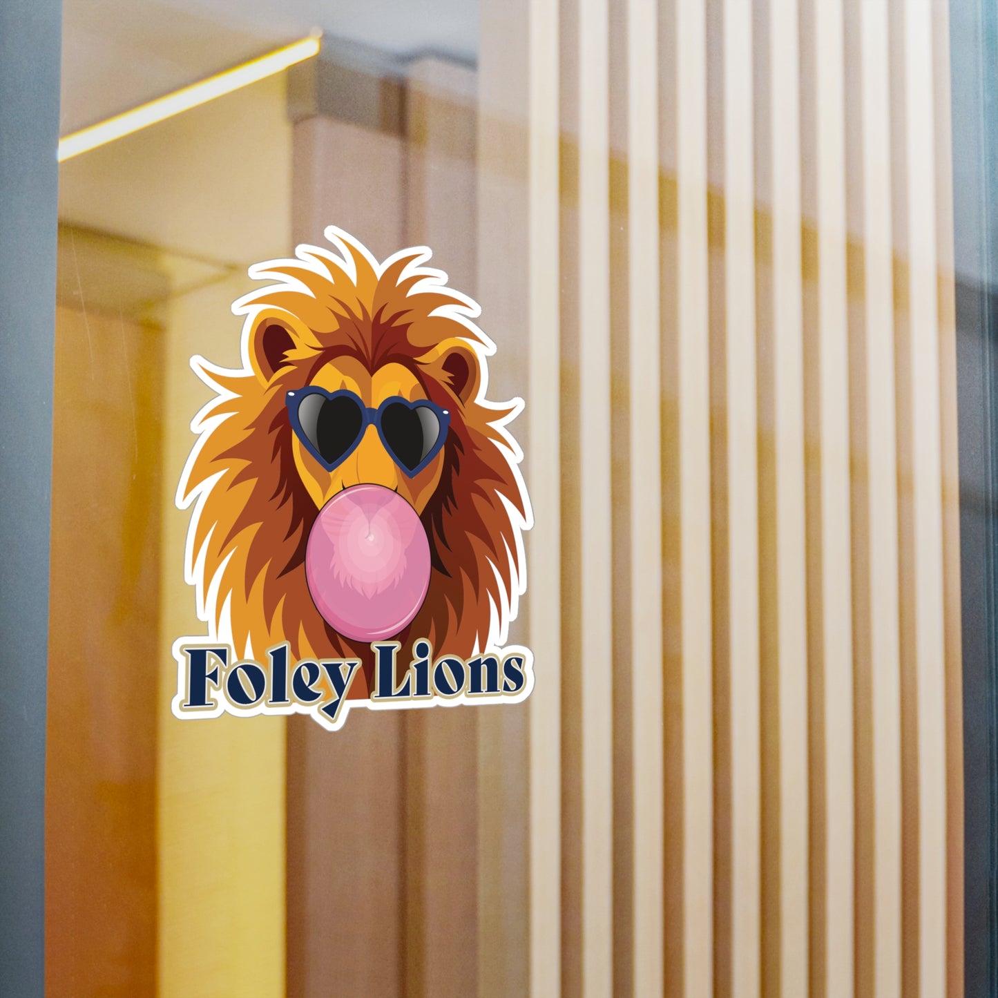 Fun Lion Bubblegum Kiss-Cut Vinyl Decals