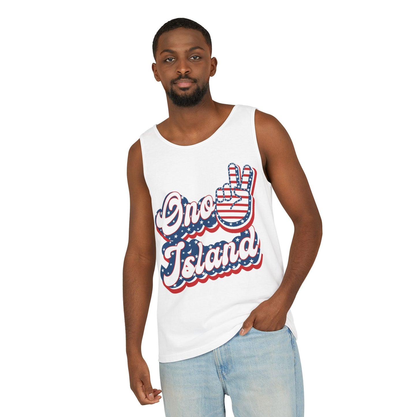 Ono Island Peace Tank Top - Unisex Comfort Colors