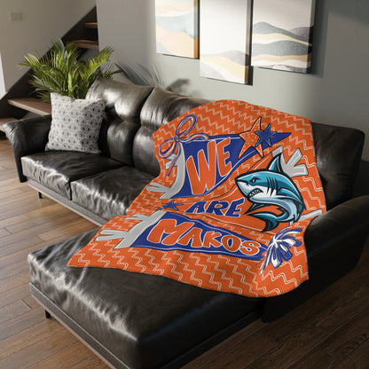 We Are Makos 2 Sided Plush Blanket