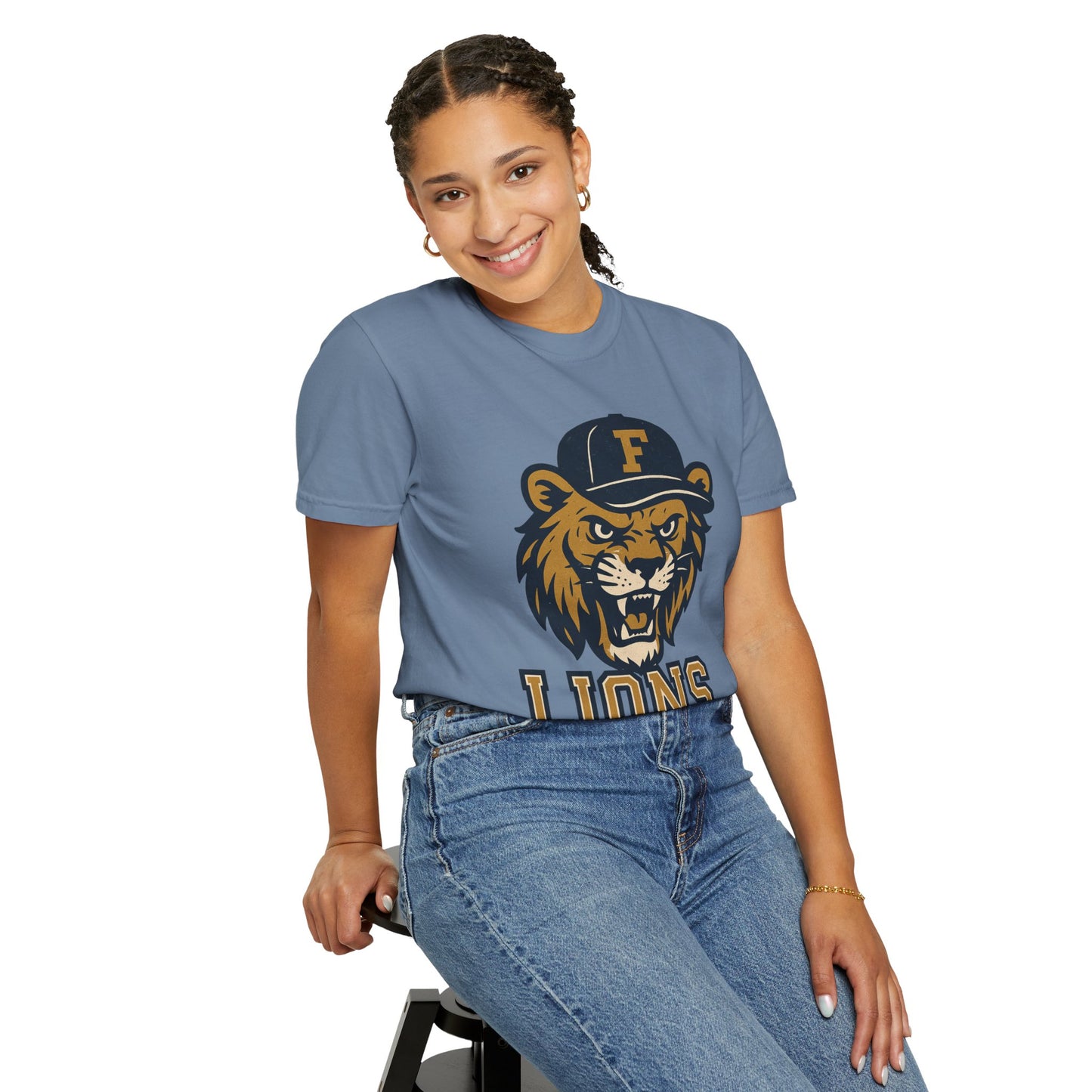 Adult Retro Roaring Lions T-Shirt - Comfort Colors