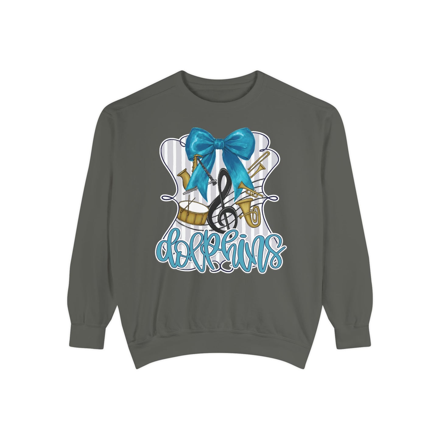 Adult Dolphins Band Sweatshirt - Comfort Colors