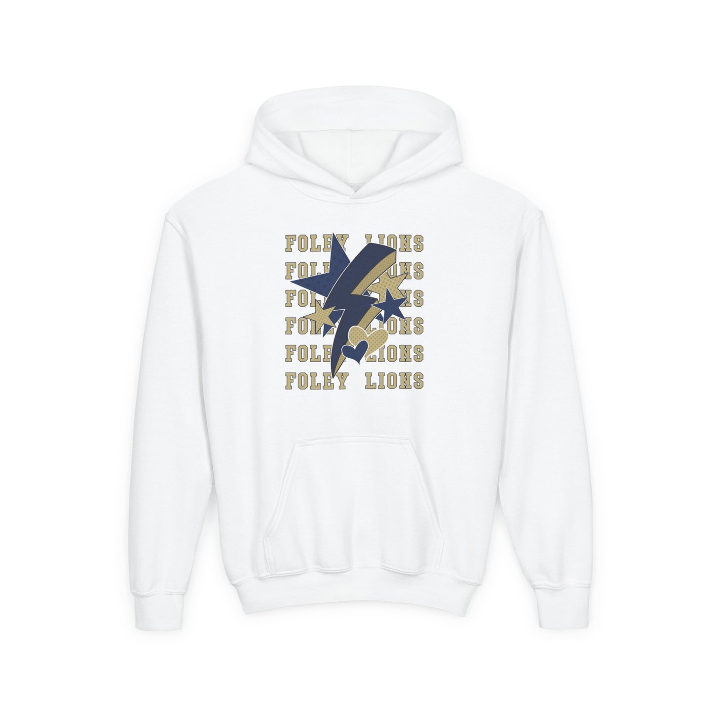 Youth Lions Lightning Stars & Hearts Hoodie