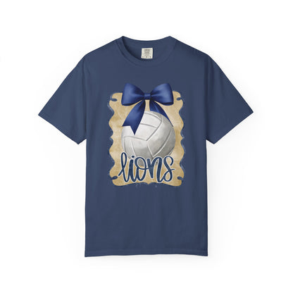 Adult Foley Lions Volleyball Tee - Comfort Colors