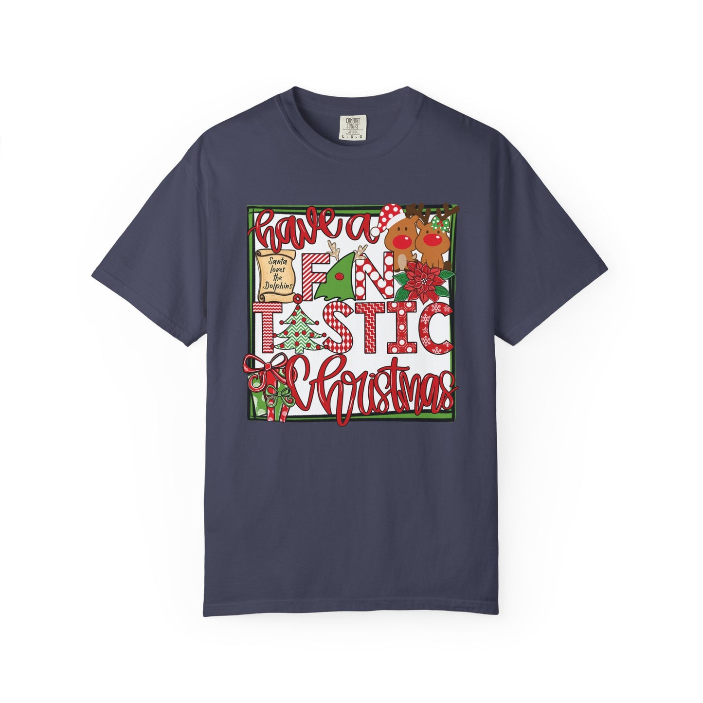 Dolphins Christmas - Comfort Colors