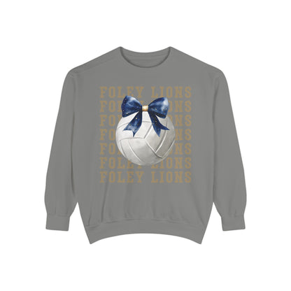 Foley Lions Volleyball Coquette Sweatshirt - Comfort Colors