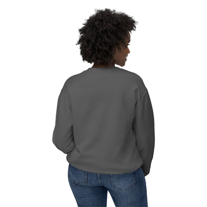 Adult Life of a Dolphin Faux Glitter Sweatshirt - Comfort Colors