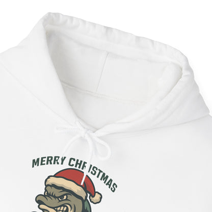 Merry Christmas Dolphin Hoodie - Gildan