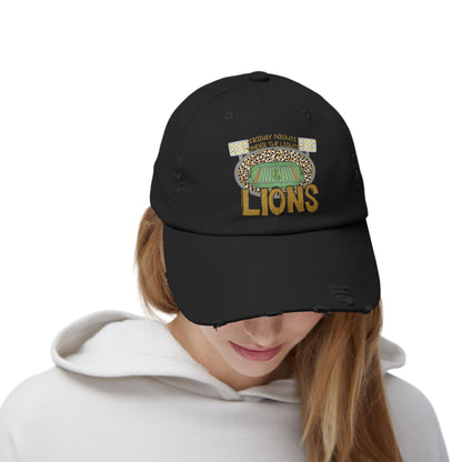 Lions Friday Night Lights Unisex Distressed Cap