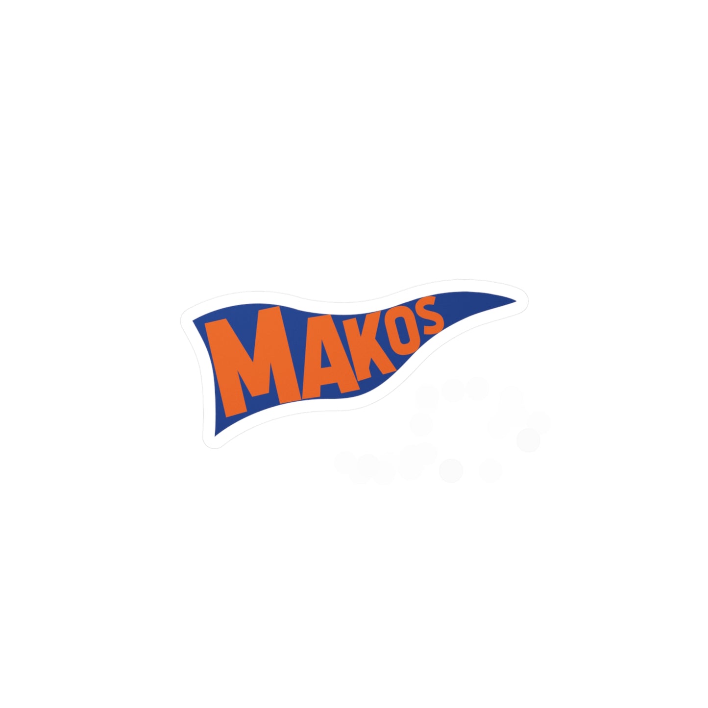 Makos Pennant Vinyl Decals