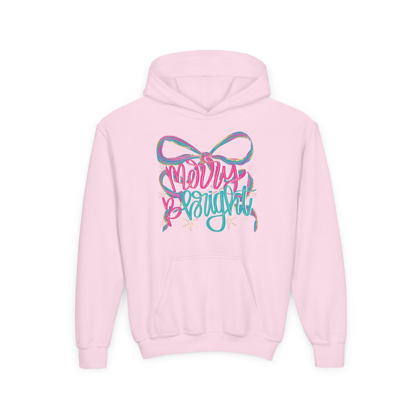 Merry and Bright Hoodie - Gildan