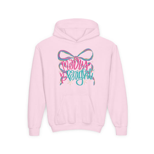 Merry and Bright Hoodie - Gildan