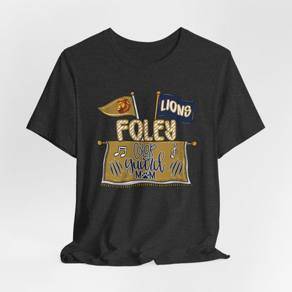 Adult Lions Color Guard Mom Tee - Bella Canvas