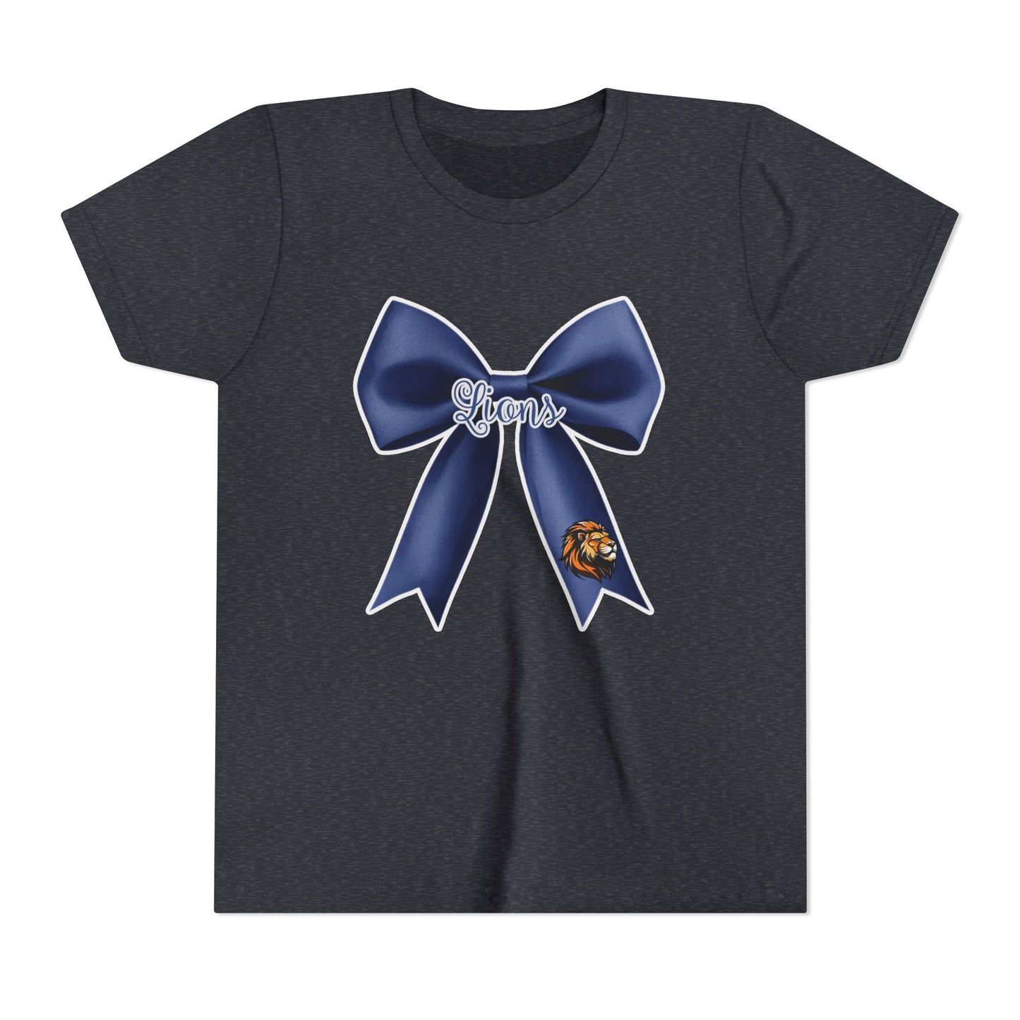 Youth Lions Navy Coquette Bow