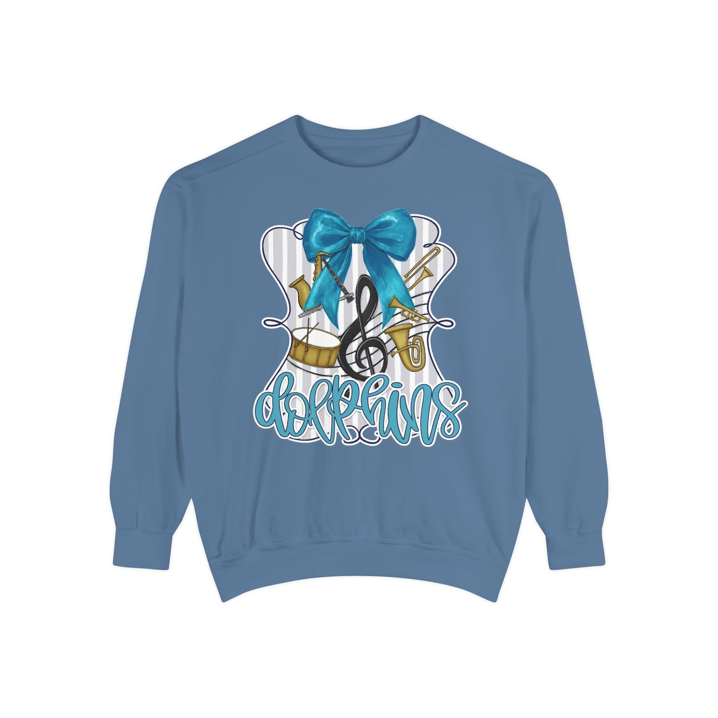 Adult Dolphins Band Sweatshirt - Comfort Colors
