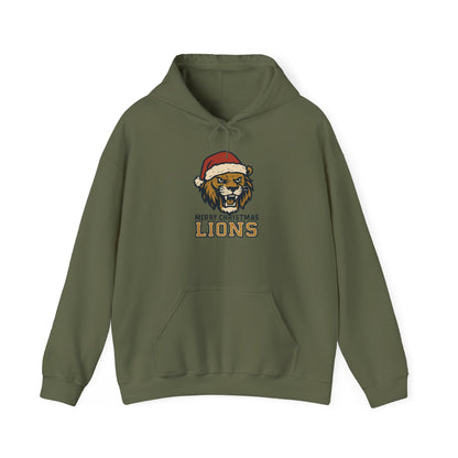 Merry Christmas Lions Hoodie — Gildan