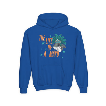 Life of a Mako Faux Glitter Hoodie - Gildan