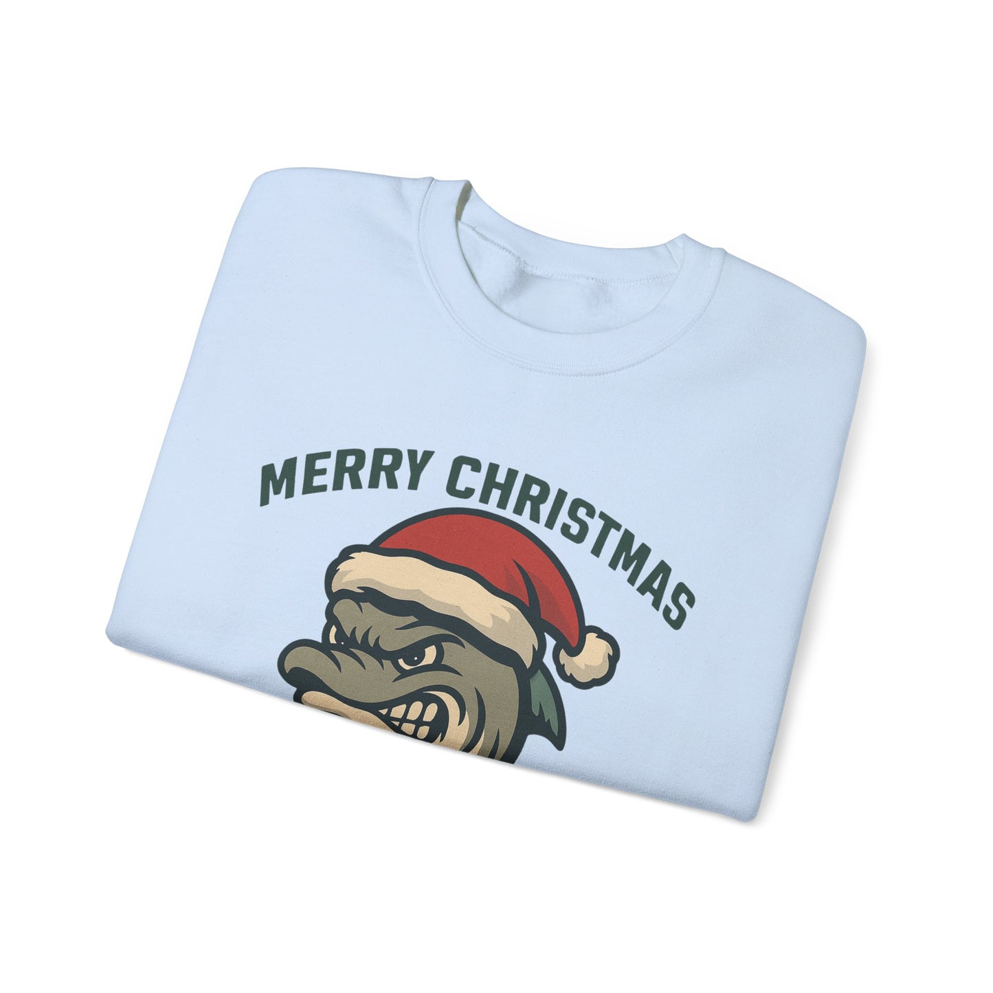 Merry Christmas Dolphins Sweatshirt - Gildan