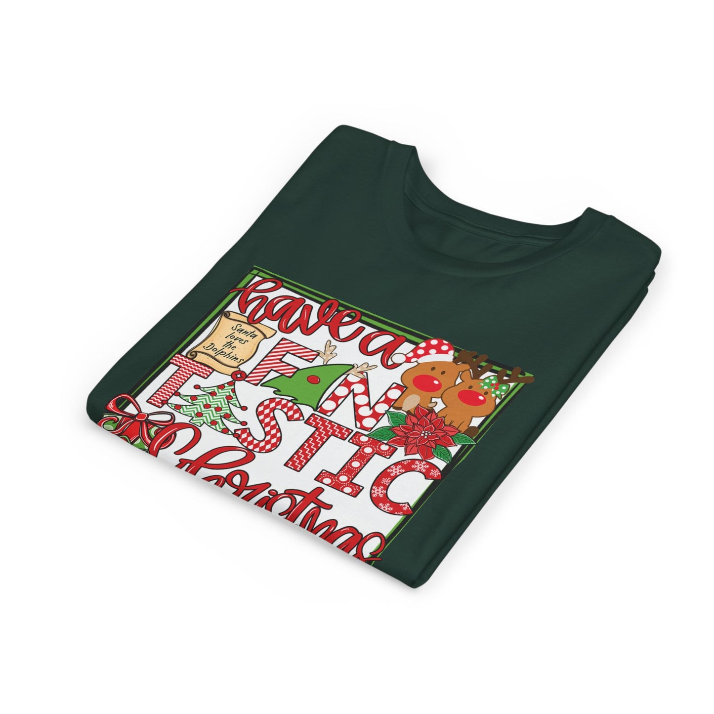 Dolphins Fintastic Tee - Bella Canvas