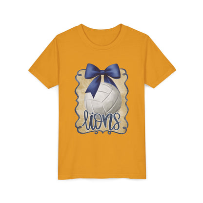 Youth Foley Lions Volleyball Tee - Bella Canvas
