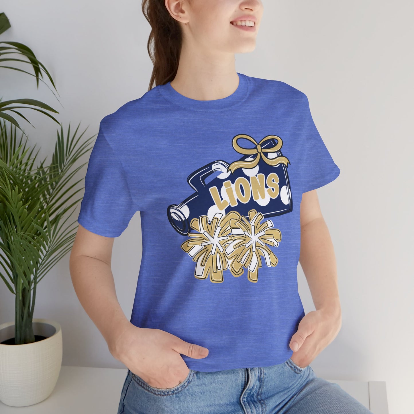 Lions Cheer Spirit Tee - Bella Canvas