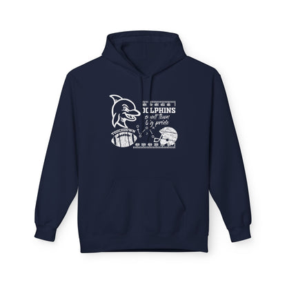 Dolphin Football Hoodie - Gildan