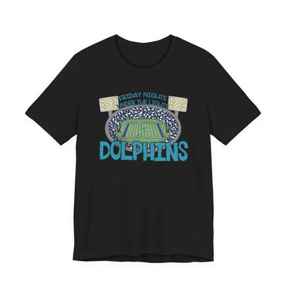 Adult Dolphins Friday Nights Under the Lights Tee