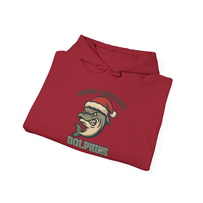 Merry Christmas Dolphin Hoodie - Gildan