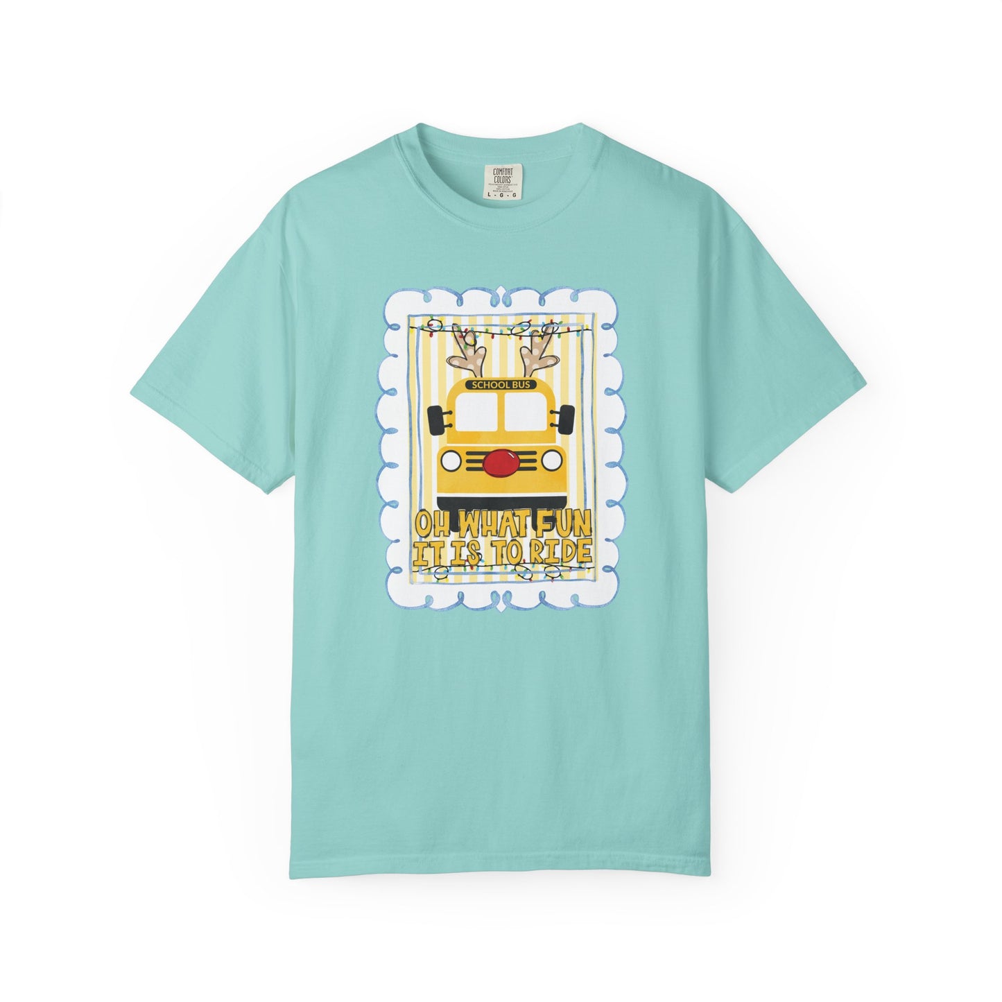 Christmas Bus Driver Tee - Comfort Colors