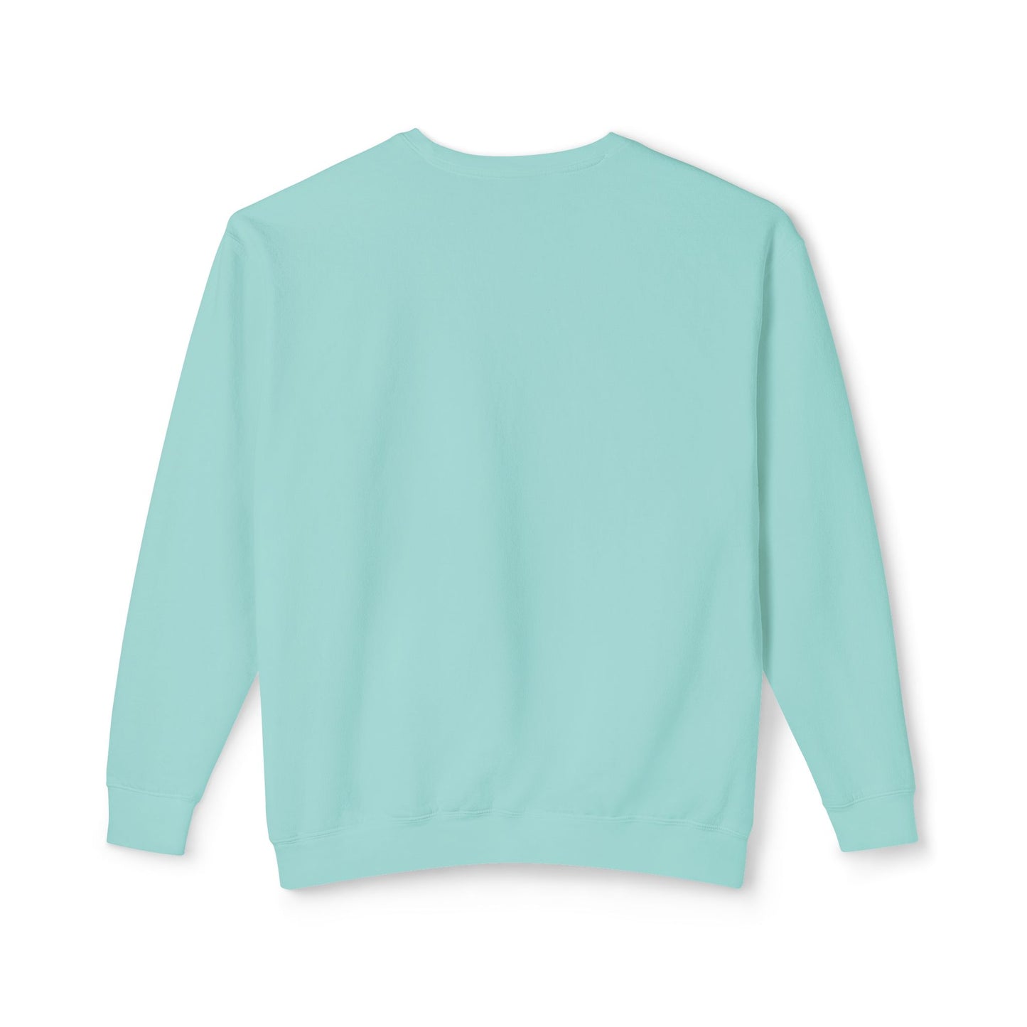 Adult Life of a Dolphin Faux Glitter Sweatshirt - Comfort Colors