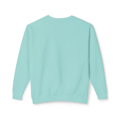 Adult Life of a Dolphin Faux Glitter Sweatshirt - Comfort Colors