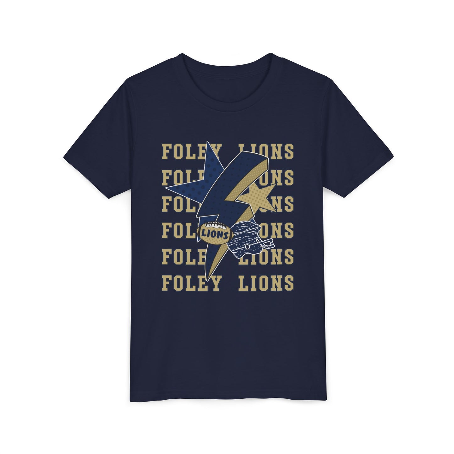 Youth Lions Football Lightning