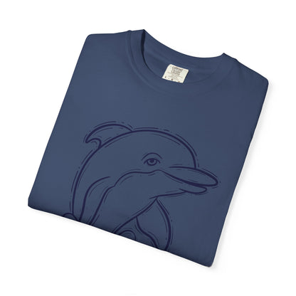 Adult Dolphins Sketch - Comfort Colors