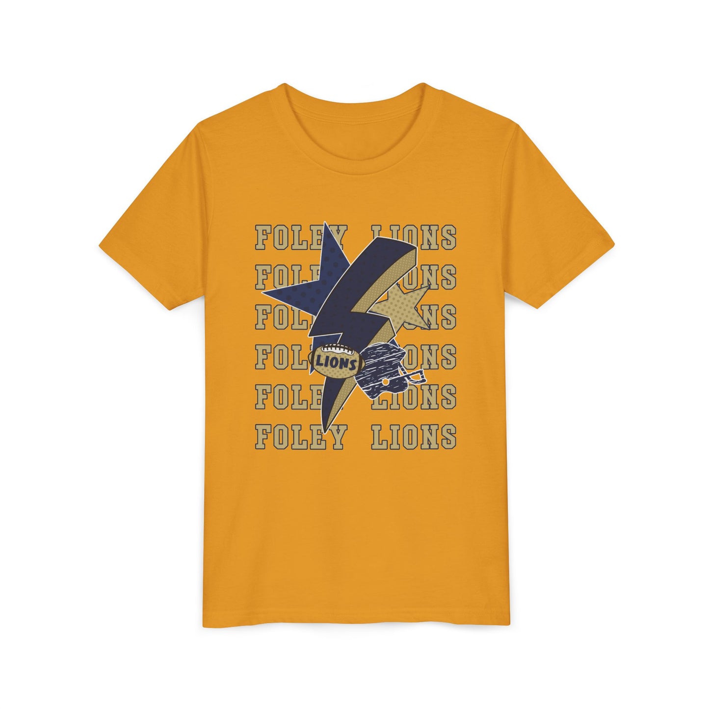 Youth Foley Lions Lightning Football T