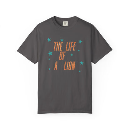 Adult Life of a Lion Faux Glitter - Comfort Colors
