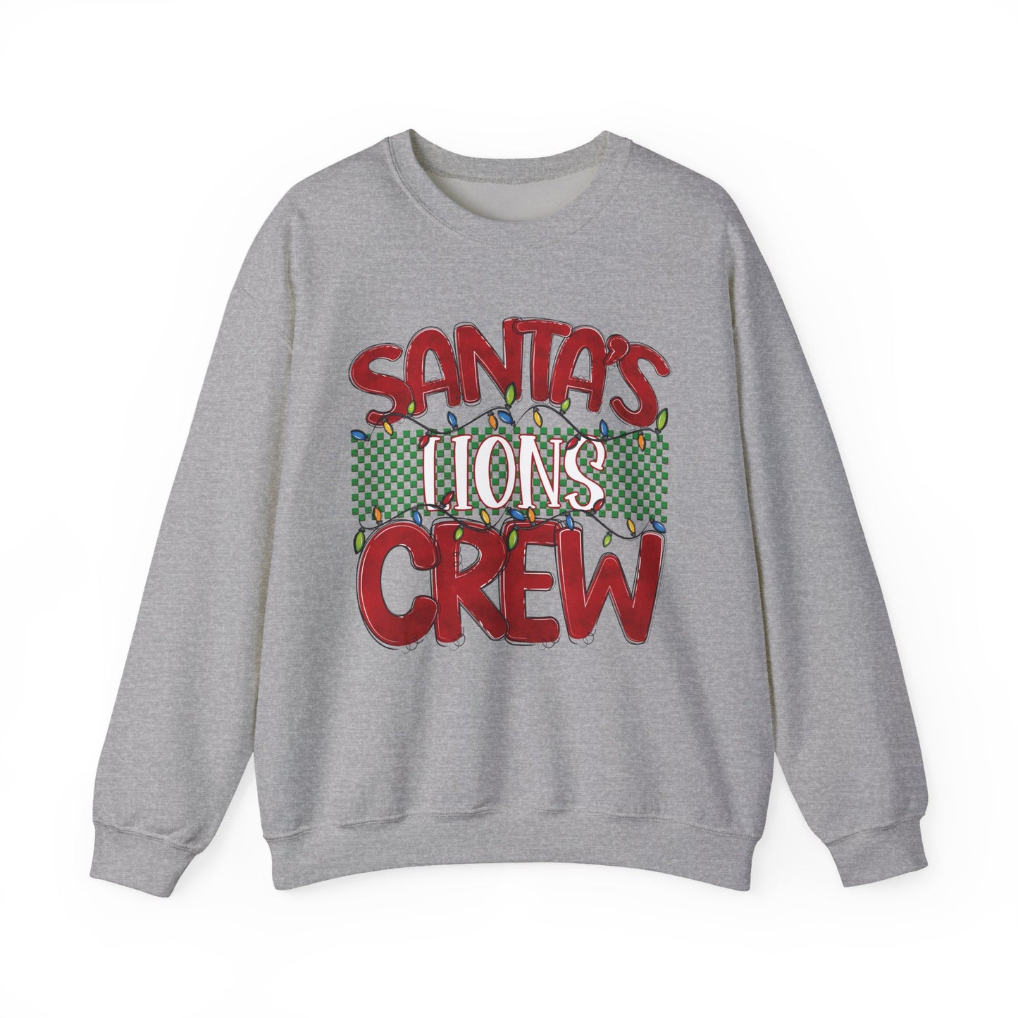 Santa's Lions Crew Sweatshirt - Gildan