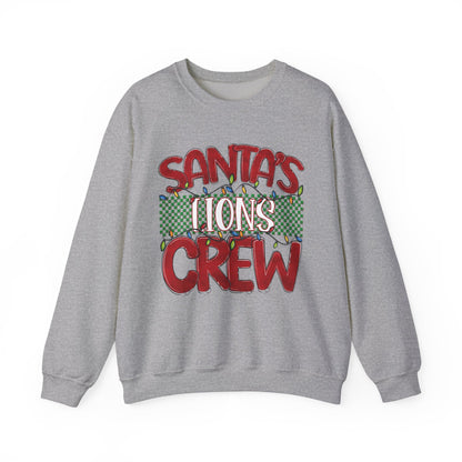 Santa's Lions Crew Sweatshirt - Gildan