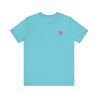 Adult Christmas Surfing Tee - Bella Canvas