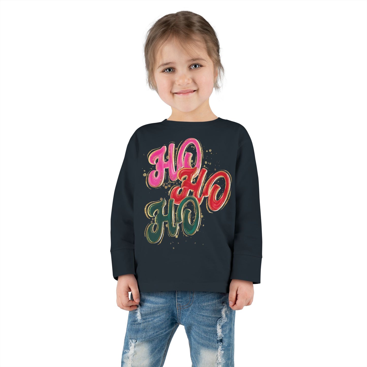 Toddler Ho Ho Ho Longsleeve Gildan