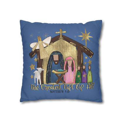Nativity "The Greatest Gift of All" Pillowcase
