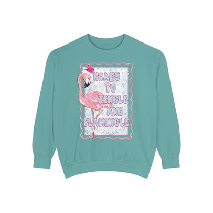 Flamingo Jingle & Flamingle Christmas Sweatshirt