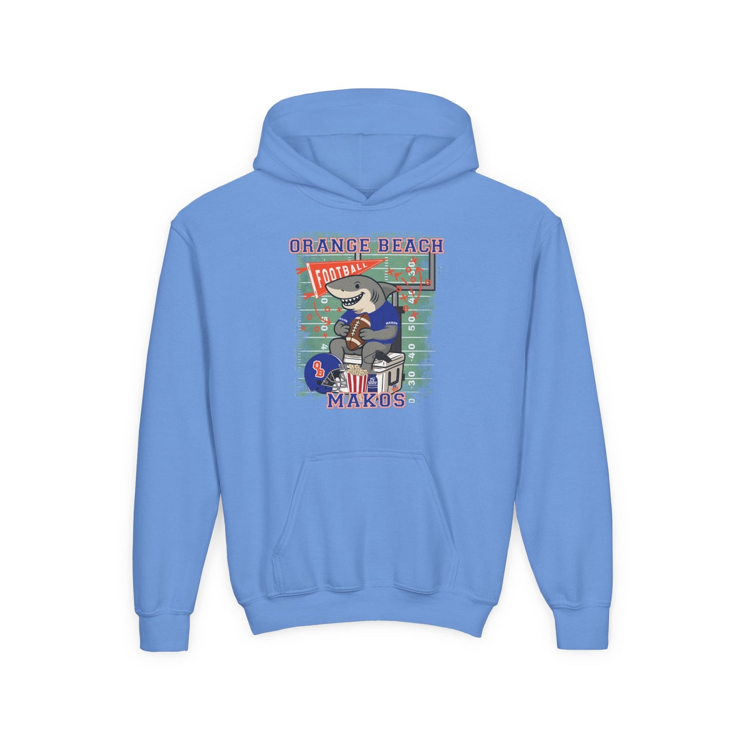 Youth Makos Tailgate Time Hoodie - Gildan
