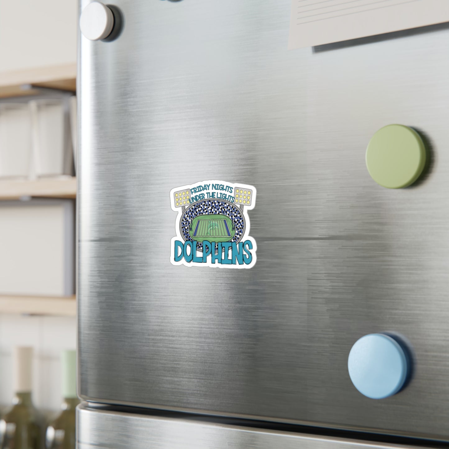 Dolphins Friday Night Lights Vinyl Decals,