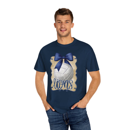 Adult Foley Lions Volleyball Tee - Comfort Colors