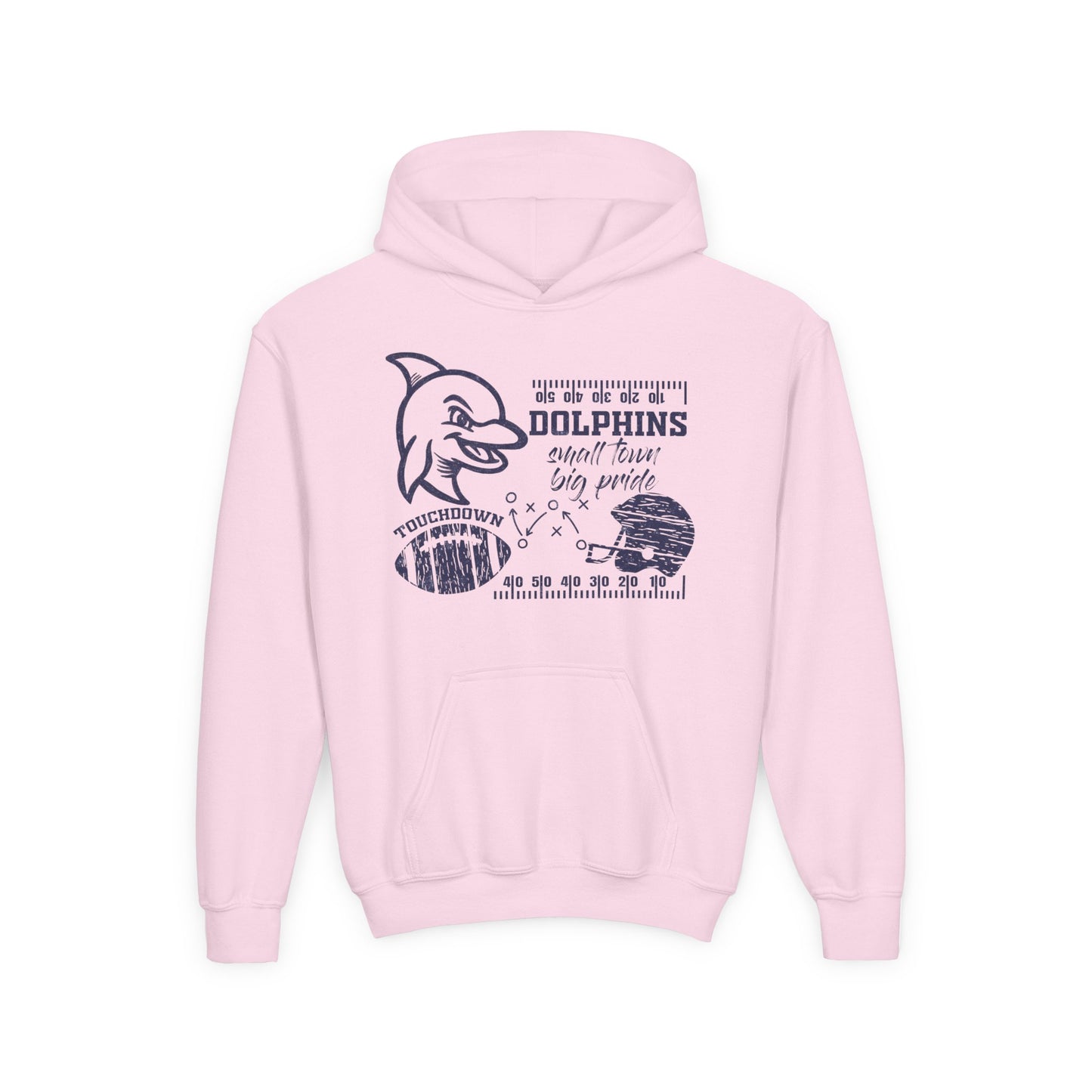 Youth Dolphin Fleece Hoodie -Gildan