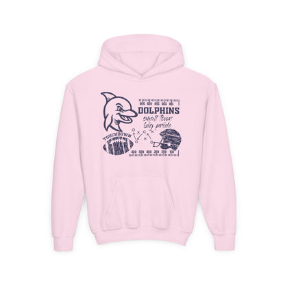Youth Dolphin Fleece Hoodie -Gildan