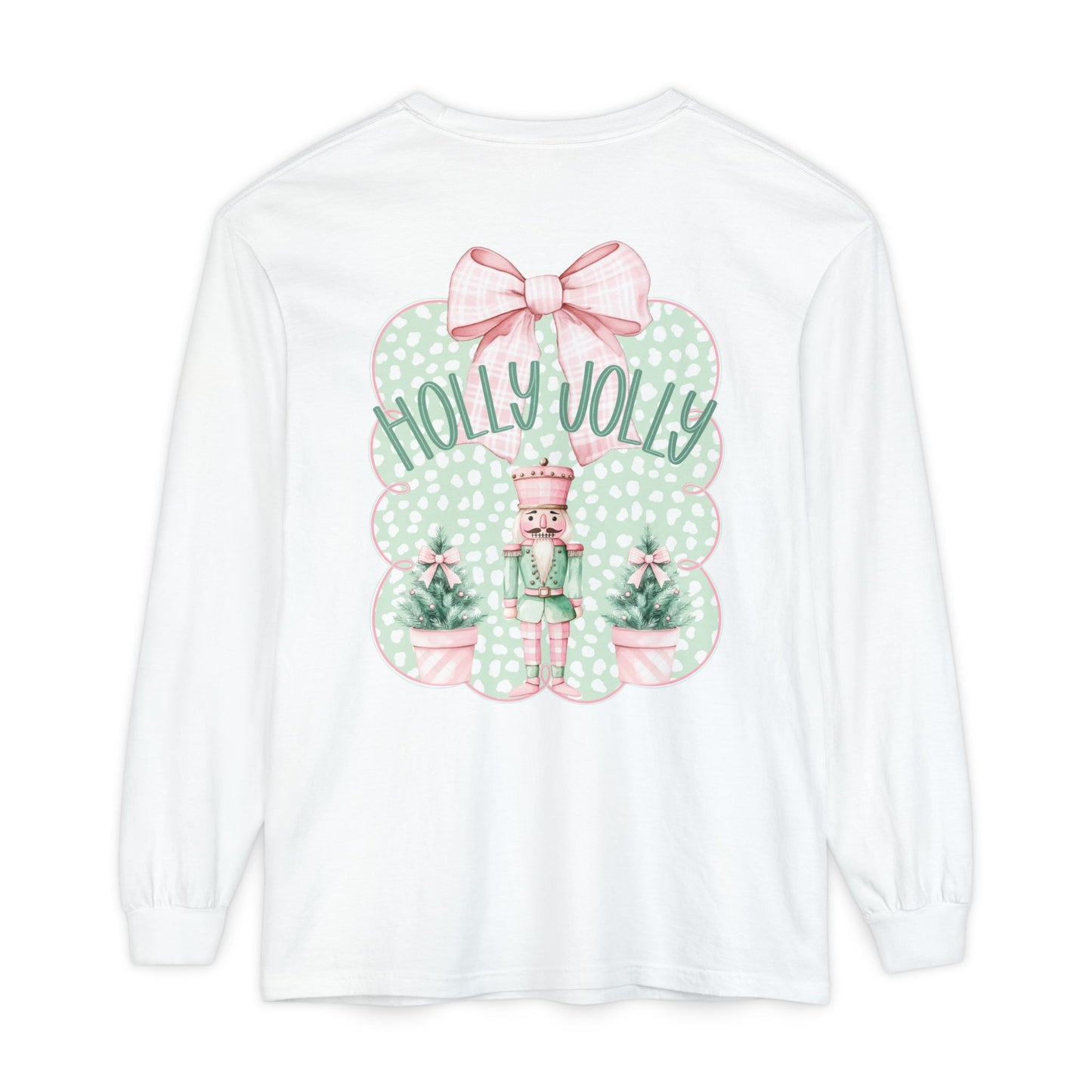 Holly Jolly Long Sleeve Tee - Comfort Colors