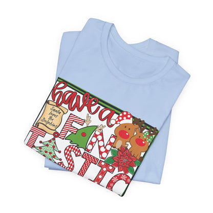 Dolphins Fintastic Christmas - Bella Canvas