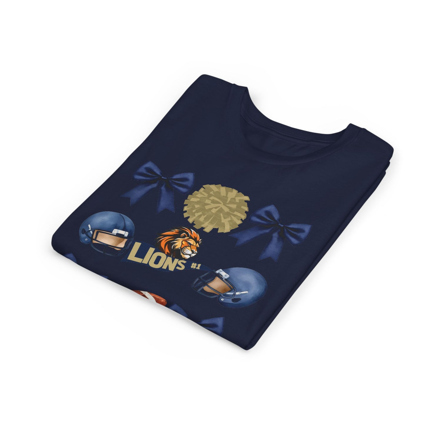 Youth Lions Bows And Football