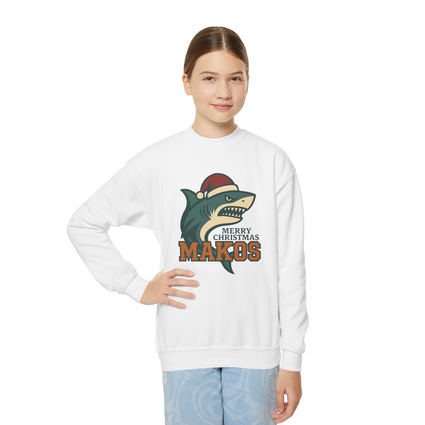 Merry Christmas Makos Sweatshirt - Gildan
